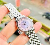 Buy Shop Tissot T Classic Carson Premium Pink Dial Silver Steel Strap Watch for Women - T122.210.11.159.00 USA Online