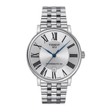 Buy Shop Tissot T Classic Carson Premium Powermatic 80 Silver Dial Silver Steel Strap Watch For Men - T122.407.11.033.00 USA Online