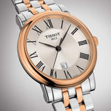 Buy Shop Tissot T Classic Carson Premium Silver Dial Two Tone Steel Strap Watch For Men - T122.410.22.033.00 USA Online