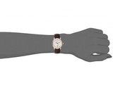 Buy Shop Tissot T Classic Carson Premium White Dial Brown Leather Strap Watch for Women - T122.207.36.031.00 USA Online