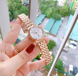 Buy Shop Tissot T Classic Carson Premium White Dial Rose Gold Steel Strap Watch for Women - T122.207.33.031.00 USA Online