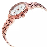 Buy Shop Tissot T Classic Carson Premium White Dial Rose Gold Steel Strap Watch for Women - T122.207.33.031.00 USA Online