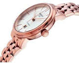 Buy Shop Tissot T Classic Carson Premium White Dial Rose Gold Steel Strap Watch for Women - T122.207.33.031.00 USA Online