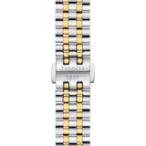 Buy Shop Tissot T Classic Carson Premium White Dial Two Tone Steel Strap Watch for Women - T122.207.22.031.00 USA Online