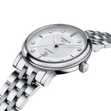 Buy Shop Tissot T Classic Carson Premium White Diamonds Dial Silver Steel Strap Watch for Women - T1222071103600 USA Online