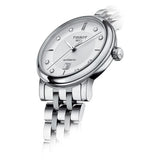 Buy Shop Tissot T Classic Carson Premium White Diamonds Dial Silver Steel Strap Watch for Women - T1222071103600 USA Online
