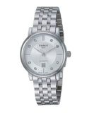 Buy Shop Tissot T Classic Carson Premium White Diamonds Dial Silver Steel Strap Watch for Women - T1222071103600 USA Online