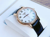 Buy Shop Tissot T Classic Carson Quartz White Dial Brown Leather Strap Watch for Men - T085.410.36.012.00 USA Online
