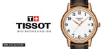 Buy Shop Tissot T Classic Carson Quartz White Dial Brown Leather Strap Watch for Men - T085.410.36.012.00 USA Online