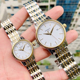 Buy Shop Tissot T Classic Carson Quartz White Dial Two Tone Steel Strap Watch for Men - T085.410.22.011.00 USA Online