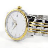 Buy Shop Tissot T Classic Carson Quartz White Dial Two Tone Steel Strap Watch for Men - T085.410.22.011.00 USA Online