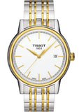 Buy Shop Tissot T Classic Carson Quartz White Dial Two Tone Steel Strap Watch for Men - T085.410.22.011.00 USA Online