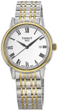 Buy Shop Tissot T Classic Carson Quartz White Dial Two Tone Steel Strap Watch for Men - T085.410.22.013.00 USA Online