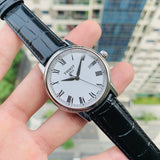 Buy Shop Tissot T Classic Carson White Dial Black Leather Strap Watch for Men - T085.410.16.013.00 USA Online