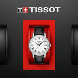 Buy Shop Tissot T Classic Carson White Dial Black Leather Strap Watch for Men - T085.410.16.013.00 USA Online