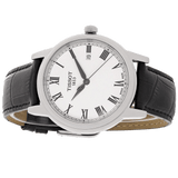 Buy Shop Tissot T Classic Carson White Dial Black Leather Strap Watch for Men - T085.410.16.013.00 USA Online