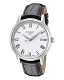 Buy Shop Tissot T Classic Carson White Dial Black Leather Strap Watch for Men - T085.410.16.013.00 USA Online