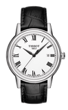 Buy Shop Tissot T Classic Carson White Dial Black Leather Strap Watch for Men - T085.410.16.013.00 USA Online
