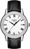 Buy Shop Tissot T Classic Carson White Dial Black Leather Strap Watch for Men - T085.410.16.013.00 USA Online
