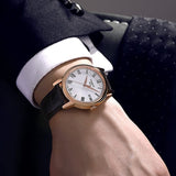 Buy Shop Tissot T Classic Carson White Dial Brown Leather Strap Watch For Men - T085.410.36.013.00 USA Online
