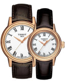 Buy Shop Tissot T Classic Carson White Dial Brown Leather Strap Watch For Men - T085.410.36.013.00 USA Online