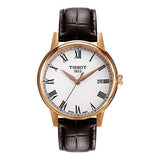 Buy Shop Tissot T Classic Carson White Dial Brown Leather Strap Watch For Men - T085.410.36.013.00 USA Online