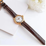 Buy Shop Tissot T Classic Carson White Dial Brown Leather Strap Watch For Women - T085.207.36.013.00 USA Online