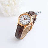 Buy Shop Tissot T Classic Carson White Dial Brown Leather Strap Watch For Women - T085.207.36.013.00 USA Online