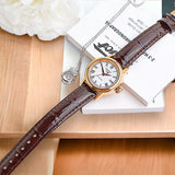 Buy Shop Tissot T Classic Carson White Dial Brown Leather Strap Watch For Women - T085.207.36.013.00 USA Online