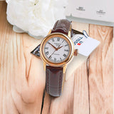 Buy Shop Tissot T Classic Carson White Dial Brown Leather Strap Watch For Women - T085.207.36.013.00 USA Online