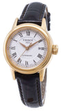 Buy Shop Tissot T Classic Carson White Dial Brown Leather Strap Watch For Women - T085.207.36.013.00 USA Online