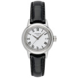 Buy Shop Tissot T Classic Carson White Dial Brown Leather Strap Watch For Women - T085.210.16.013.00 USA Online