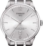 Buy Shop Tissot Chemin Des Tourelles Powermatic 80 Silver Dial Silver Steel Strap Watch For Men - T099.407.11.037.00 USA Online