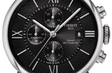 Buy Shop Tissot T Classic Chemin Des Tourelles Chronograph Black Dial Black Leather Strap Watch For Men - T099.427.16.058.00 USA Online