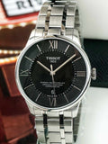 Buy Shop Tissot T Classic Chemin Des Tourelles Chronometer Black Dial Silver Steel Strap Watch For Men - T099.408.11.058.00 USA Online