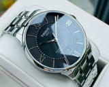 Buy Shop Tissot T Classic Chemin Des Tourelles Chronometer Black Dial Silver Steel Strap Watch For Men - T099.408.11.058.00 USA Online