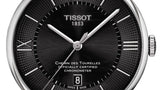 Buy Shop Tissot T Classic Chemin Des Tourelles Chronometer Black Dial Silver Steel Strap Watch For Men - T099.408.11.058.00 USA Online
