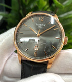 Buy Shop Tissot T Classic Chemin Des Tourelles Powermatic 80 Brown Dial Brown Leather Strap Watch for Men - T099.407.36.447.00 USA Online