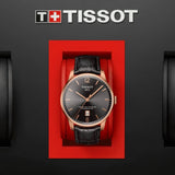 Buy Shop Tissot T Classic Chemin Des Tourelles Powermatic 80 Brown Dial Brown Leather Strap Watch for Men - T099.407.36.447.00 USA Online
