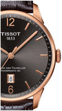 Buy Shop Tissot T Classic Chemin Des Tourelles Powermatic 80 Brown Dial Brown Leather Strap Watch for Men - T099.407.36.447.00 USA Online
