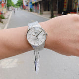 Buy Shop Tissot T Classic Chemin Des Tourelles Silver Dial Silver Steel Strap Watch For Men - T099.408.11.038.00 USA Online