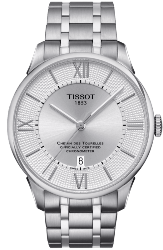 Buy Shop Tissot T Classic Chemin Des Tourelles Silver Dial Silver Steel Strap Watch For Men - T099.408.11.038.00 USA Online
