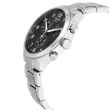 Buy Shop Tissot T Classic Chrono XL Black Dial Silver Steel Strap Watch For Men - T116.617.11.057.01 USA Online