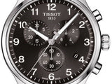 Buy Shop Tissot T Classic Chrono XL Black Dial Silver Steel Strap Watch For Men - T116.617.11.057.01 USA Online