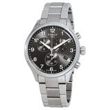 Buy Shop Tissot T Classic Chrono XL Black Dial Silver Steel Strap Watch For Men - T116.617.11.057.01 USA Online