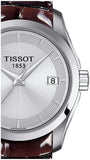 Buy Shop Tissot T Classic Couturier Quartz Silver Dial Watch For Women - T035.210.16.031.03 USA Online