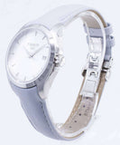 Buy Shop Tissot T Classic Couturier Silver Dial Light Blue Leather Strap Watch For Women - T035.210.16.031.02 USA Online