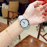 Buy Shop Tissot T Classic Couturier Silver Dial Light Blue Leather Strap Watch For Women - T035.210.16.031.02 USA Online