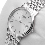 Buy Shop Tissot T Classic Desire Silver Dial Silver Mesh Bracelet Watch for Men - T52.1.481.31 USA Online