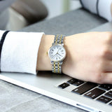 Buy Shop Tissot T Classic Desire Two Tone Quartz Watch For Women - T52.2.281.13 USA Online